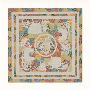 BNIB Hermes Marble Ex-Libris Scarf 90 Cashmere, Limited Edition